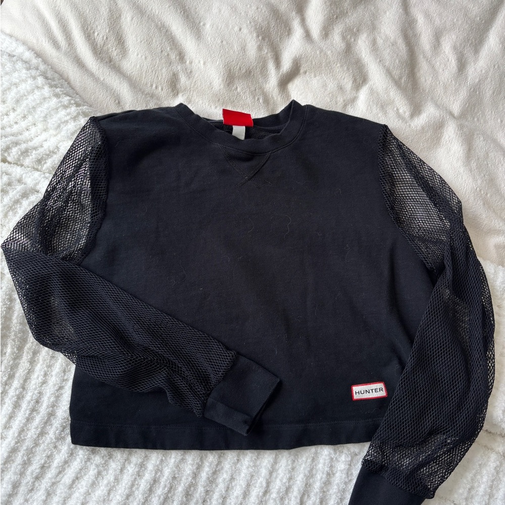 hunter mesh long sleeve top